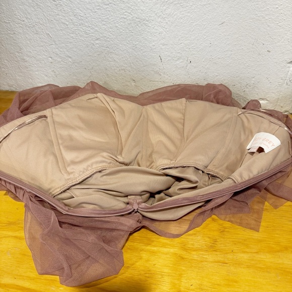 Birdy Grey | Christina Convertible Tulle Dress in Sandy Mauve - Picture 5 of 16